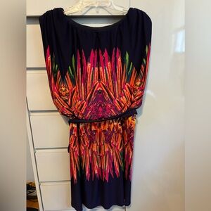 Excellent Used Condition Multicolor Dress. Fits Size 10-12